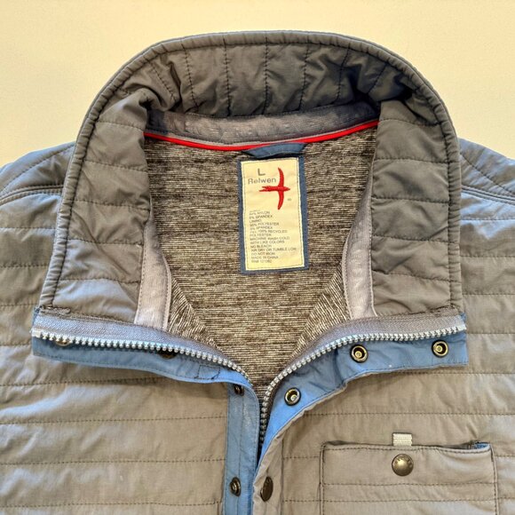 Relwen Windzip Popover, Men's Large, Dark Grey - Picture 5 of 7